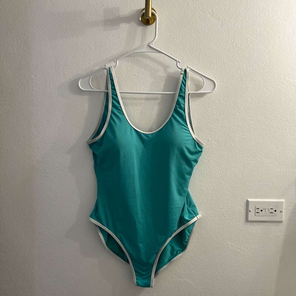 Aqua One Piece Swimsuit